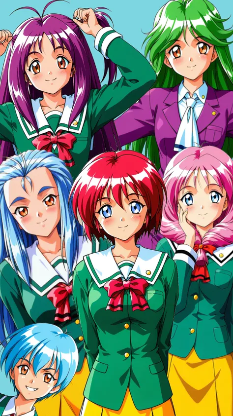 ときめきメモリアル2ヒロインズ(tokimeki memorial 2,tokimekimemorial2),hinomoto hikari,minazuki kotoko,kotobuki miyuki,asou kasumi,shirayuki miho,sakaki takumi