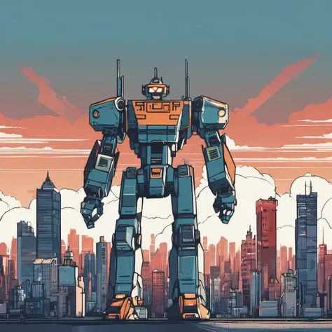 Mecha Anime Aesthetic for SDXL LoRA