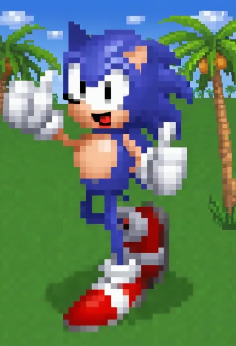 Sonic 1 Sprite Artstyle