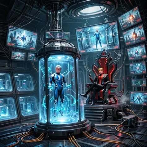 🦾💀CyberGrave - Villain Lair & Captive Hero⛓️⚡ (ill)