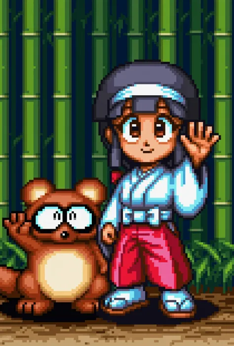 SNES - Pocky & Rocky - 奇々怪界 - 1992