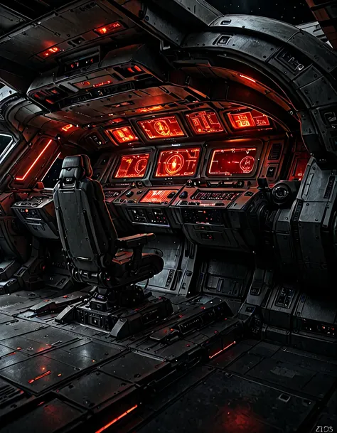 ROOMS : Spaceship Cockpit 7 - ILL