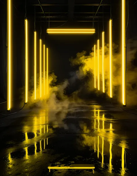 dark studio room