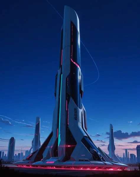 Anime Science Fiction (Architecture) (Buildings) (Illustrious) (AD)