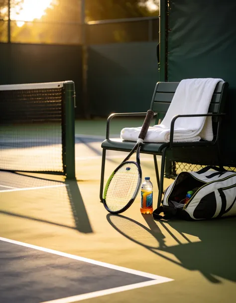 tennis court sideline