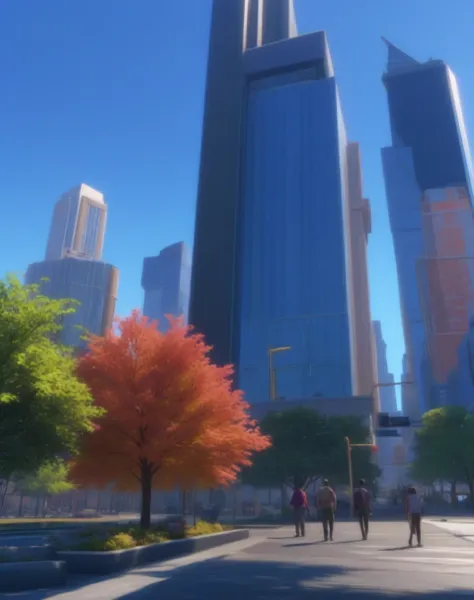 Champions Online (Background) (Landscape) (SDXL) (AD)
