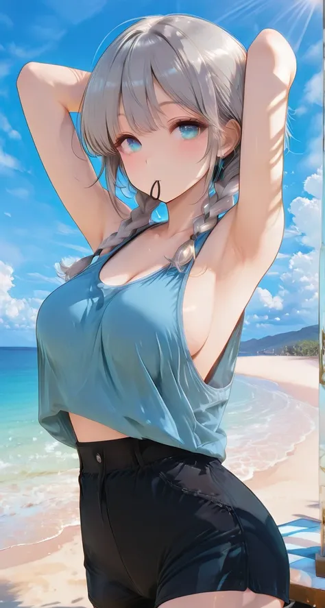 OpenSide Sky Blue Sport Tank