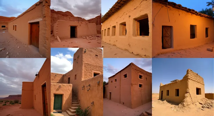 OLD ARAB Mud-brick Houses Style V.2