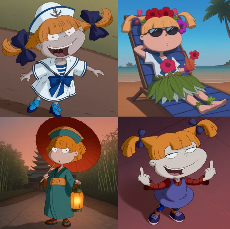 Angelica Pickles - The Rugrats Movie/In Paris/Go Wild  IL [COMMISSION]