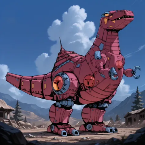 the Tyranno mothership  (Dinosaucers)
