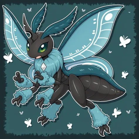 moth/butterfly Queen Chrysalis (Out of Chrysalis by vavacung)
