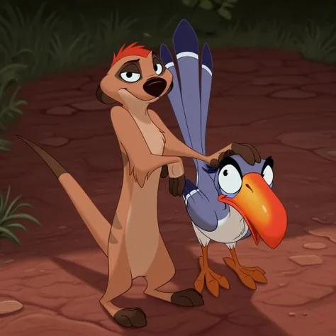 Timon and Zazu (Lion King)