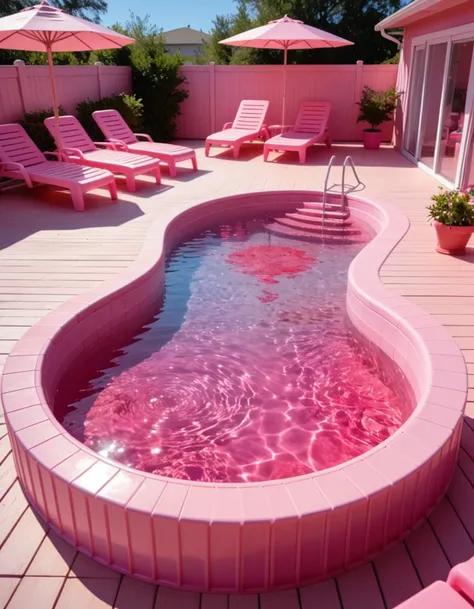 full-size outdoor inground swimming pool