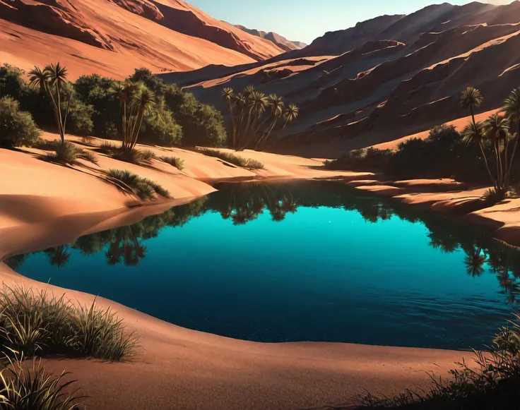Oasis (Background) (Landscape) (NoobAI) (AD)