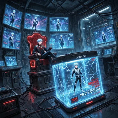 🦾💀CyberGrave - Villain Lair & Captive Hero⛓️⚡ (ill)