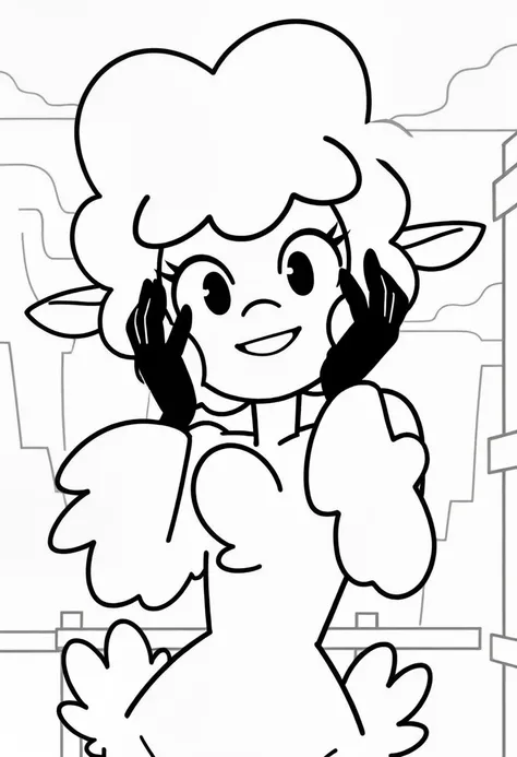 Leggy lamb (Minus8/Beep Beep beep I'm a sheep style)