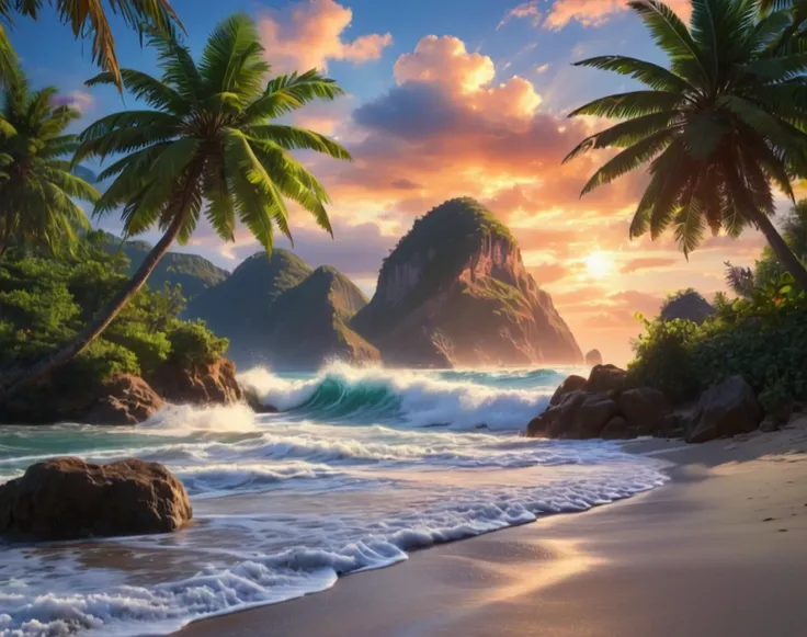 Beach (Background) (Landscape) (SDXL) (AD)