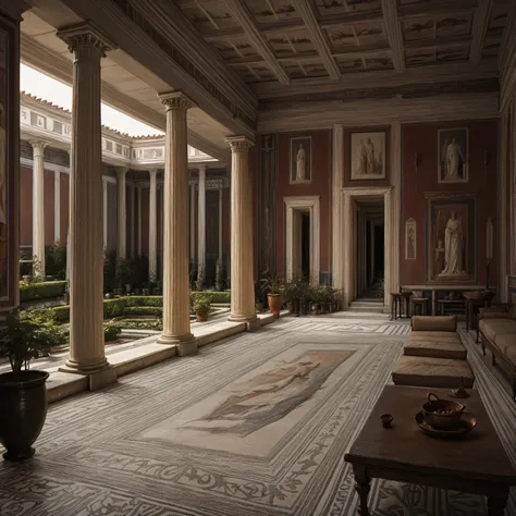 Roman villa interior (Illustrious)