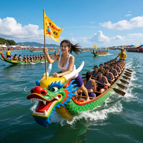 dragon boat flag catcher 龍舟奪標手