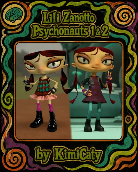 Lili Zanotto - Psychonauts 1 & 2 IL [COMMISSION]