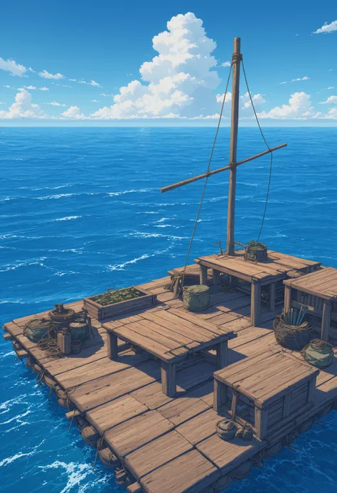 Raft in the ocean (RPG locations PACK)