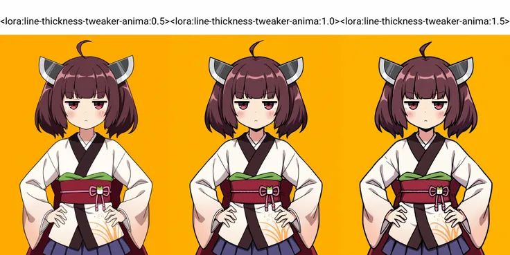 [Anima/Illustrious]Line thickness tweaker/線幅微調整 LoRA