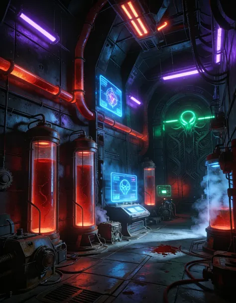futuristic  chamber