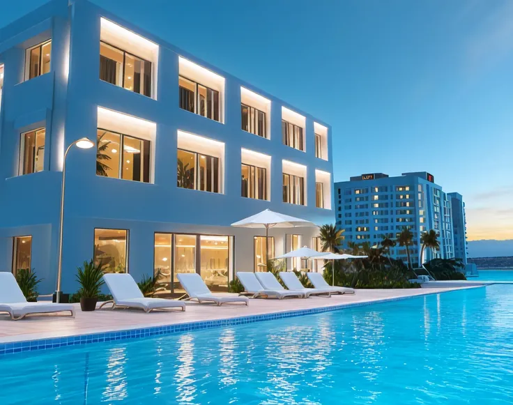 Luxury Beach Resort (Background) (NoobAI) (AD)