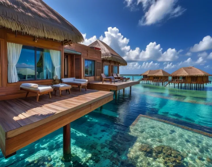 Overwater Bungalow (Background) (SDXL) (AD)