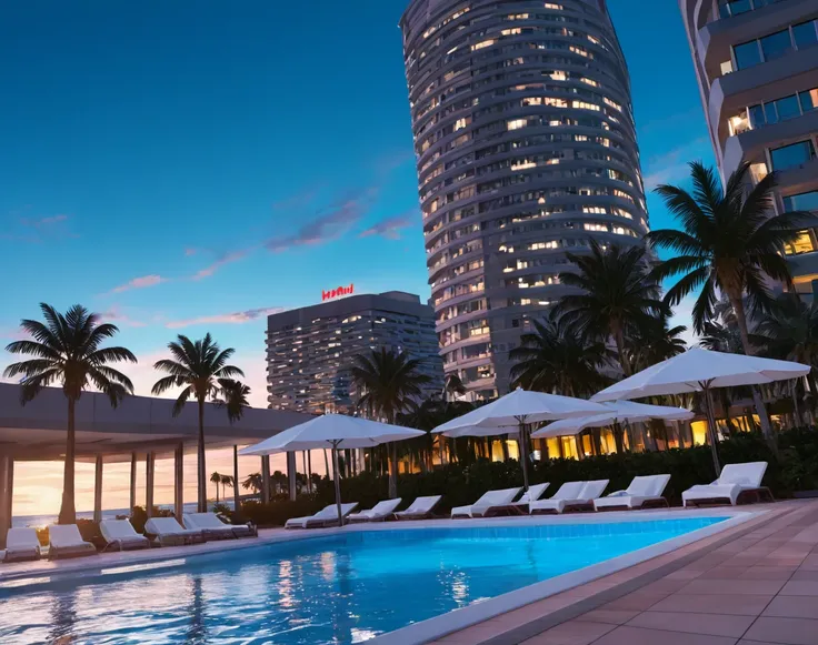Luxury Beach Resort (Background) (Illustrious) (AD)