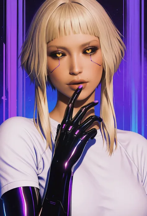 Blonde Cyborg Female V from Cyberpunk 2077 [IllustriousXL]