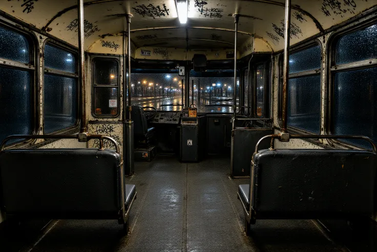 Abandoned Bus Interior