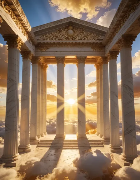 ancient greek marble temple