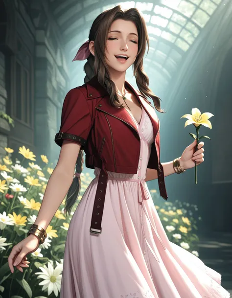 Aerith from Final Fantasy [IllustriousXL]