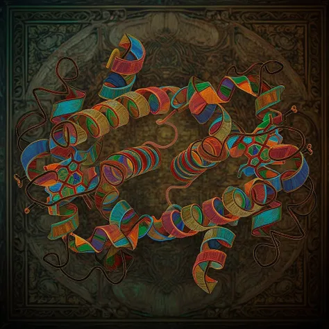 Gilded Molecular — Byzantine Icon
