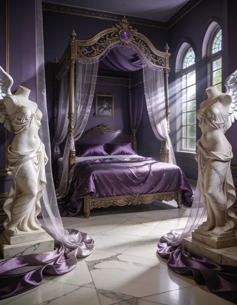 luxurious angel bedroom interior pony