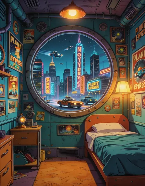 Fry bedroom illu