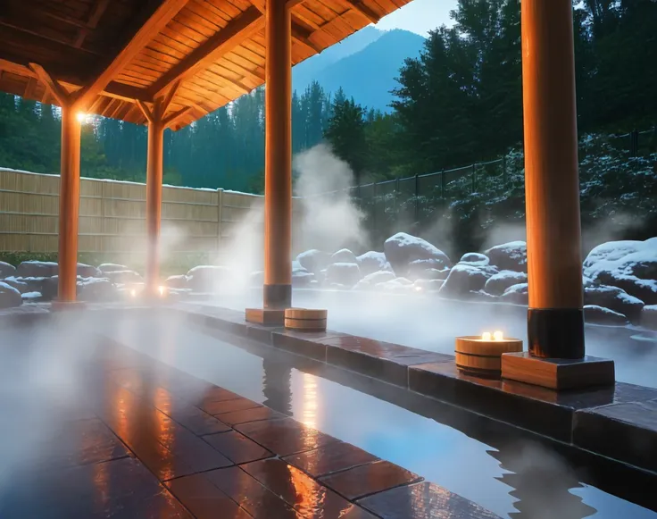 Onsen Background (Landscape) (NoobAI) (AD)