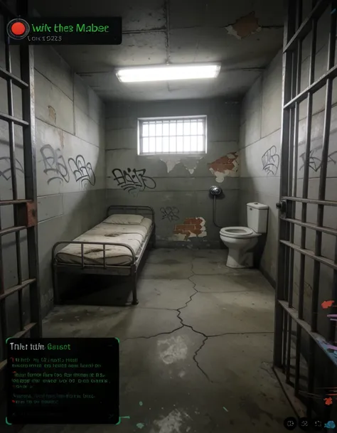 prison cell interior (live stream ver) pony