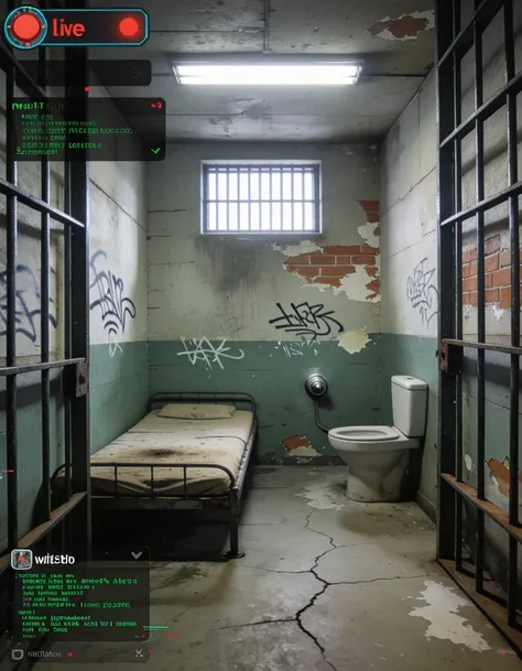 prison cell interior (live stream ver)