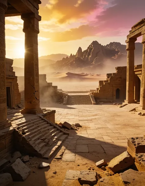 ancient stone temple ruins