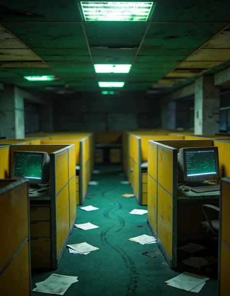 backrooms abandoned office maze