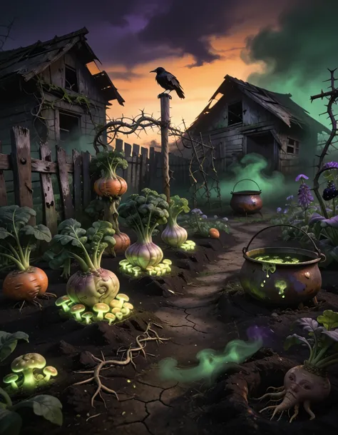 witch twisted vegetable garden pony