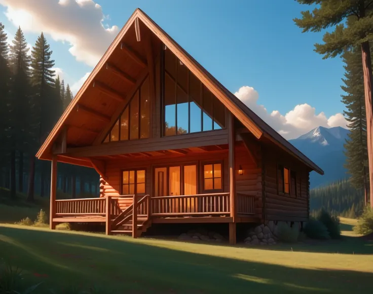 Log Cabin (Background) (Landscape) (Pony) (AD)