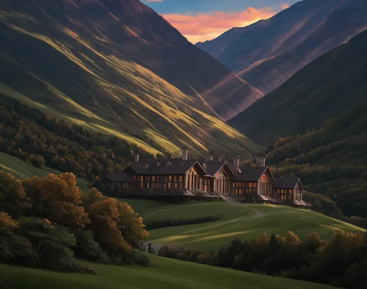 Mountain Resort (Background) (Landscape) (Illustrious) (AD)