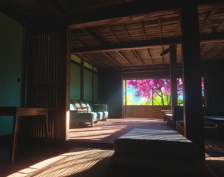 Beach Bungalow Interior (Background) (Landscape) (NoobAI) (AD)