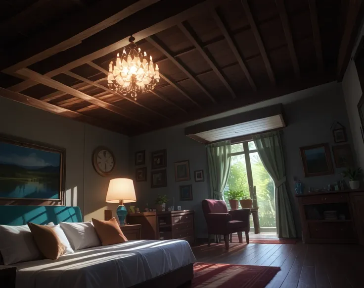 Beach Bungalow Interior (Background) (Landscape) (Pony) (AD)