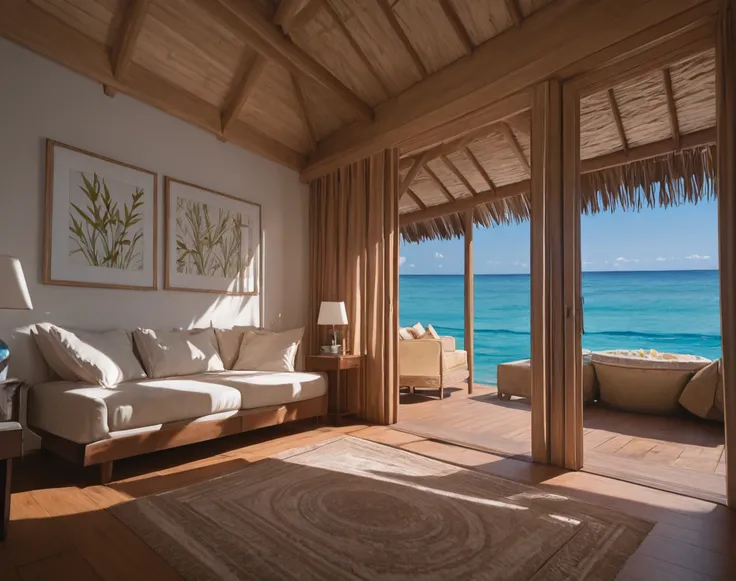 Overater Bungalow Interior (Background) (Landscape) (Illustrious) (AD)