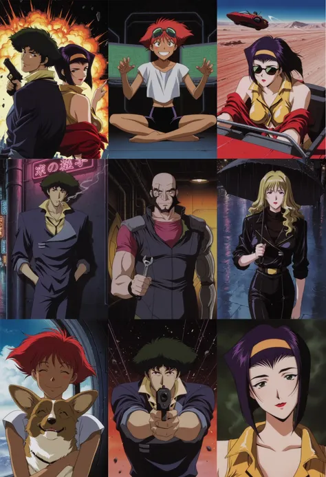 [Illustrious XL] Cowboy Bebop (カウボーイビバップ) | Character Pack + Style