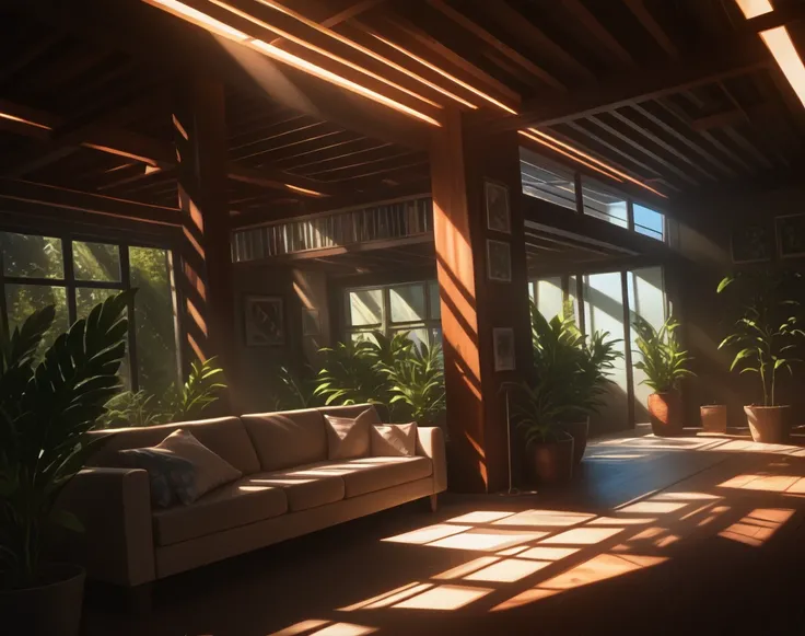 Luxury Beach Resort Interior (Background) (Pony) (AD)